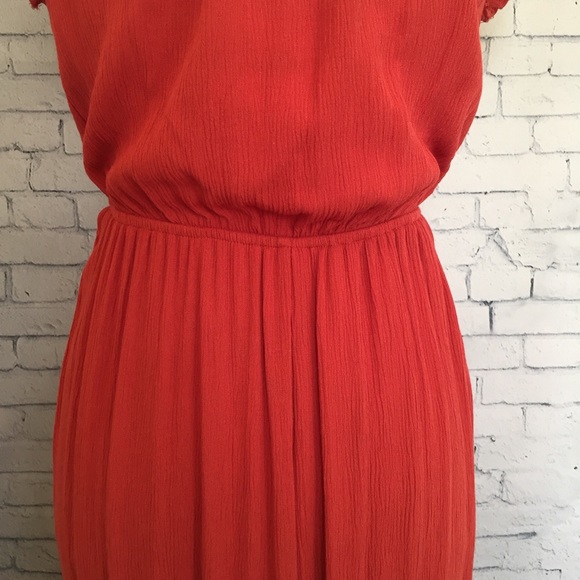 Love, Fire Embroidered Ruffled Tiered Hi-Low Dress - Picture 7 of 8